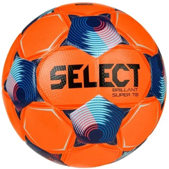 М`яч футбольний Select Brillant Super FIFA TB v25 помаранчевий-синій Уні (розмір 5) 361500-662