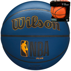Баскетбольный мяч Wilson NBA Forge Plus Blue WTB8102XB07 (размер 7)