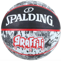 Баскетбольный мяч Spalding Graffiti Black (размер 7)