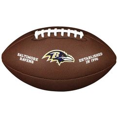 Мяч для американского футбола Wilson NFL Baltimore Ravens WTF1748XBBA (размер 5)