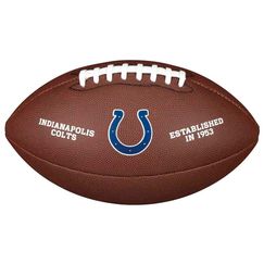 Мяч для американского футбола Wilson NFL Indianapolis Colts WTF1748XBIN (размер 5)