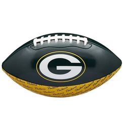 Мини-мяч для американского футбола Wilson NFL Peewee Football Team Green Bay Packers (WTF1523XBGB)