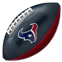 Мини-мяч для американского футбола Wilson NFL Peewee Football Team Houston Texans (WTF1523XBHU)