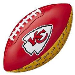 Мини-мяч для американского футбола Wilson NFL Peewee Football Team Kansas City Chiefs (WTF1523XBKC)