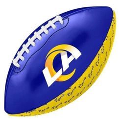 Мини-мяч для американского футбола Wilson NFL Peewee Football Team Los Angeles Rams (WTF1523XBLAR)