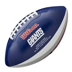 Мини-мяч для американского футбола Wilson NFL Peewee Football Team New York Giants (WTF1523XBNG)