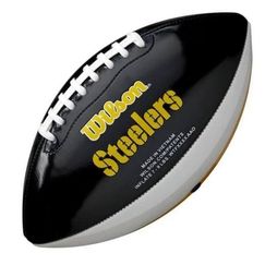 Мини-мяч для американского футбола Wilson NFL Peewee Football Team Pittsburgh Steelers (WTF1523XBPT)