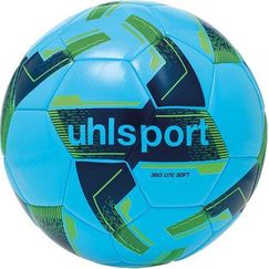 М'яч для футболу Uhlsport 350 g Lite Soft Blue (полегшений м'яч – 350 гр. – розмір 5)