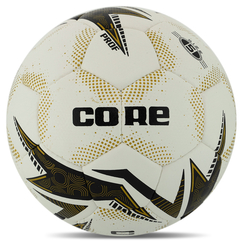 М'яч для футболу CORE PROF FB-8458 Білий-золотий (розмір 5)