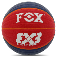 М'яч баскетбольний PU FOX Червоний (розмір 7) BA-8706