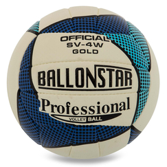 М'яч волейбольний BALLONSTAR Білий-синій (розмір 5) SV-4W-01