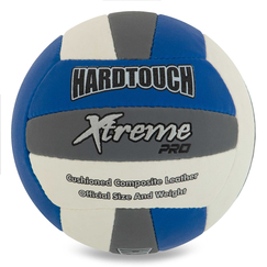 М'яч волейбольний HARD TOUCH Білий-синій (розмір 5) VB-7981