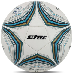 Мяч для футзала STAR MATCH UP FIFA белый-голубой (размер 4) FB514FTB