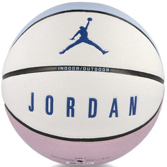 Баскетбольный мяч Nike JORDAN ULTIMATE 2.0 8P DEFLATED голубой, белый,сиреневый  Уни (размер 7)  J.100.8254.421.07