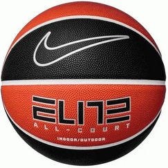 Баскетбольный мяч Nike ELITE ALL COURT 8P 2.0 DEFLATED оранжевый, черный Уни (размер 7)   N.100.4088.811.07