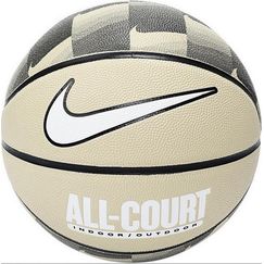 Баскетбольный мяч  Nike EVERYDAY ALL COURT 8P GRAPHIC DEFLATED TEAM GOLD/BLACK/WHITE (размер 7)  N.100.4370.703.07