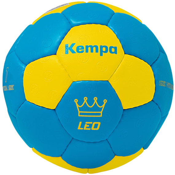 Гандбольный мяч Kempa Leo (желто-синий, размер 0) 200192204