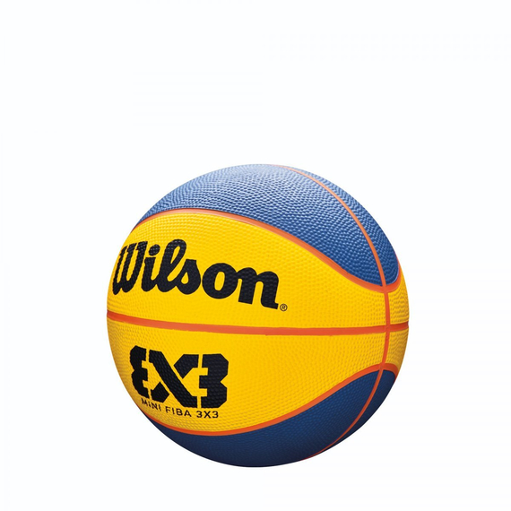 Баскетбольний м'яч міні Wilson FIBA ​​3X3 MINI BBALL BL / YEL SS19 WTB1733XB (розмір 3), изображение 2
