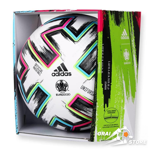 М'яч для футболу Adidas Uniforia Euro 2020 OMB (арт. FH7362), изображение 6