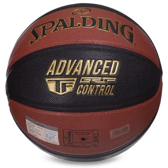 Баскетбольний м'яч Spalding AGC помаранчевий-чорний (розмір 7), зображення 3