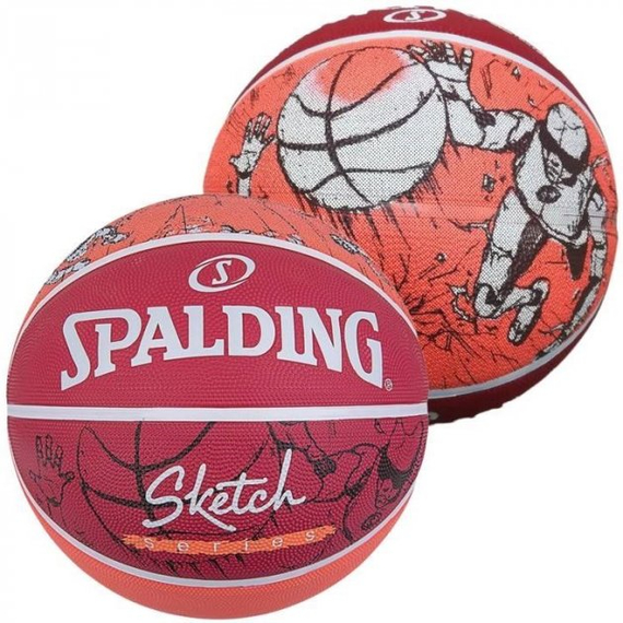 Баскетбольний м'яч Spalding Sketch Drible (розмір 7), зображення 2