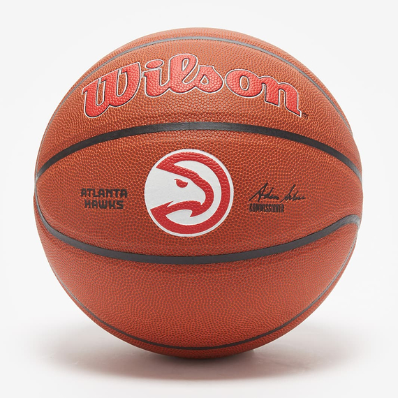 Баскетбольний м'яч Wilson NBA Atlanta Hawks WTB3100XBATL (розмір 7), зображення 2
