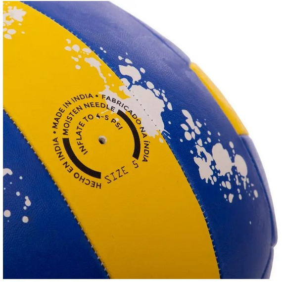 М'яч волейбольний Joma HIGH PERFORMANCE синьо-жовтий Уні (розмір 5) 400681.709, изображение 2