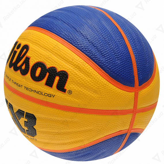 Баскетбольний м'яч Wilson FIBA 3X3 WTB1033XB (гума, розмір 6), зображення 2