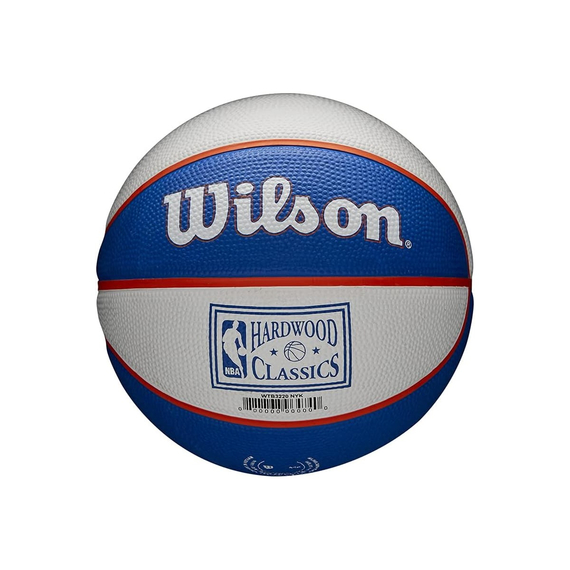 Баскетбольний міні-м'яч Wilson NBA TEAM RETRO BSKT MINI NY KNICKS (розмір 3) WTB3200XBNYK, зображення 3