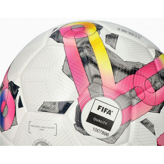 М`яч футбольний Puma Orbita 4 HYB (FIFA Basic) білий Уні (розмір 4) 083781-01, зображення 2