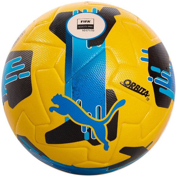 М'яч футбольний PUMA Orbita UPL (FIFA Quality Pro) жовтий Уні (розмір 5) 084592-02, зображення 2