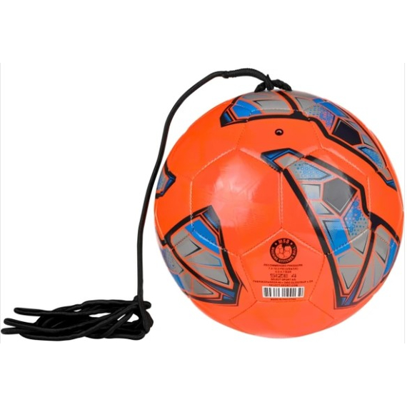 М`яч футбольний на гумці Select Street Kicker v25 помаранчевий, синій Уні (розмір 4) 099481-662, зображення 3