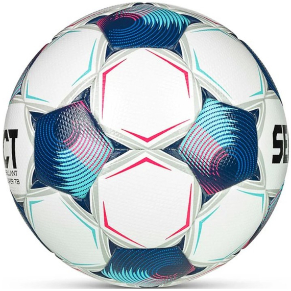 М`яч футбольний Select Brillant Super FIFA TB v25 біло-синій Уні (розмір 5) 361500-002, зображення 2