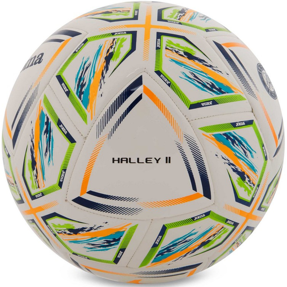 М`яч футбольний Joma Halley II білий, бірюзовий Уні (розмір 5) 401268.214, зображення 3