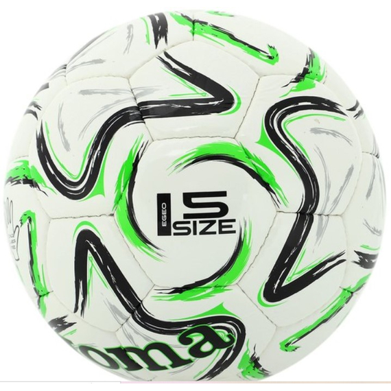 М`яч футбольний Joma Balon Egeo II білий, салатовий Уні (розмір 5) 401413.117, зображення 2