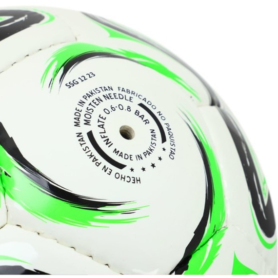 М`яч футбольний Joma Balon Egeo II білий, салатовий Уні (розмір 5) 401413.117, зображення 3