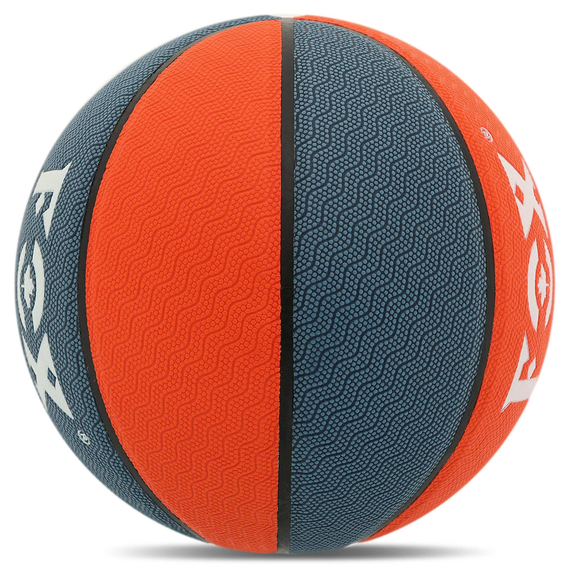 М'яч баскетбольний PU FOX Синій-Помаранчевий (розмір 7) BA-8709, зображення 5