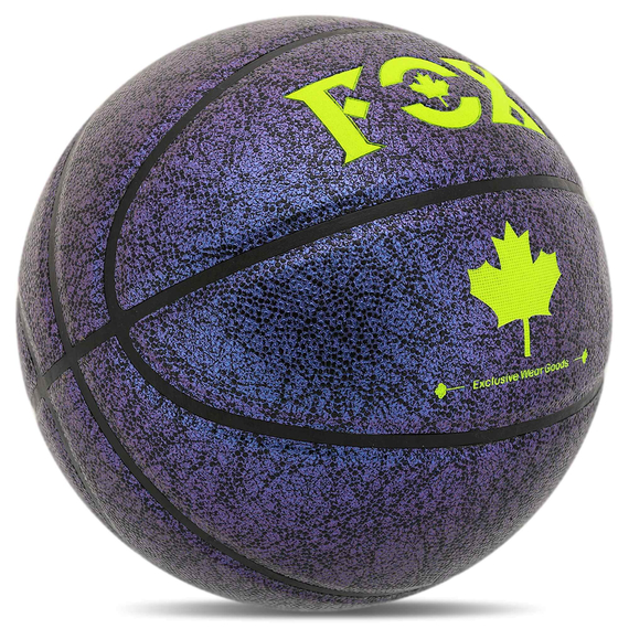 М'яч баскетбольний PU FOX Синій (розмір 7) BA-8712-01, зображення 4