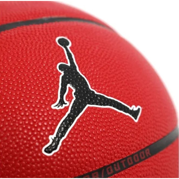 Баскетбольний м'яч NIKE JORDAN ULTIMATE 2.0 8P DEFLATED UNIVERSITY RED/BLACK/WHITE/BLACK (розмір 7) J.100.8254.651.07, зображення 5