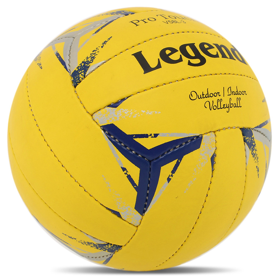 М'яч волейбольний LEGEND жовтий-синій (розмір 5) LG9490-01, зображення 4