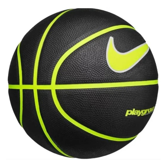 Баскетбольний м'яч Nike Everyday Playground 8P Deflated Black/Volt/White (размер 6) N.100.4498.044.06, изображение 2