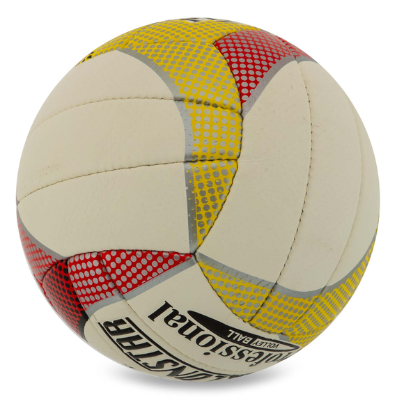 М'яч волейбольний BALLONSTAR Білий-червоний (розмір 5) SV-4W, зображення 2