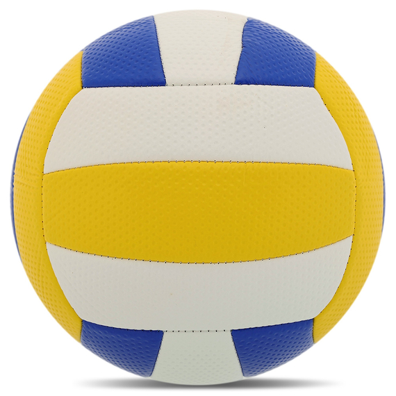 М'яч волейбольний SP-Sport VOLLEYBALL Білий-жовтий-синій (розмір 5) VB-1260, зображення 4