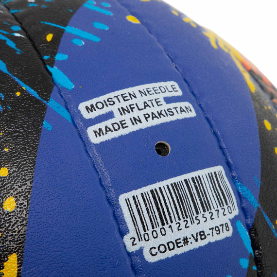 М'яч волейбольний HARD TOUCH Синій-чорний (розмір 5) VB-7978, зображення 3