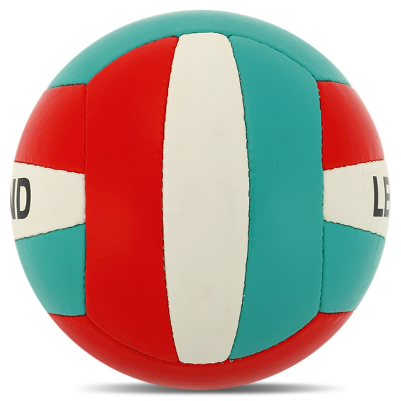М'яч волейбольний LEGEND AIR Зелений-червоний (розмір 5) VL-8446, зображення 3