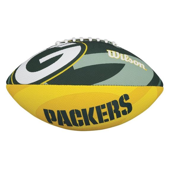Мяч для американского футбола Wilson NFL Packers WTF1534XBGB (детский мяч), зображення 3