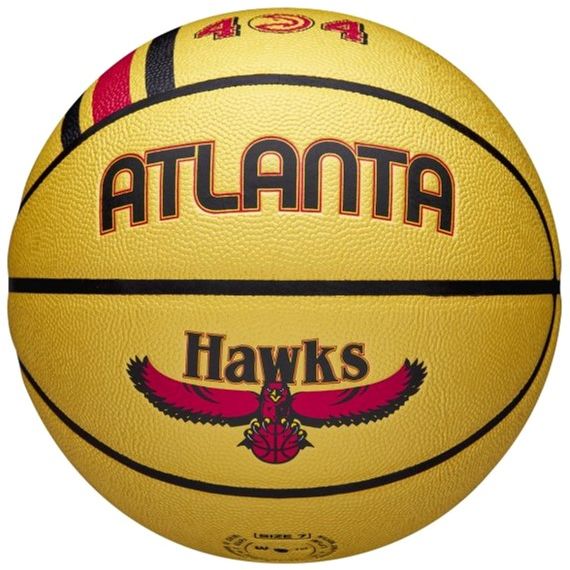 Баскетбольный мяч Wilson NBA Team City Collector Atlanta Hawks (размер 7) WZ4003901XB7