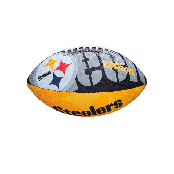 Мяч для американского футбола Wilson NFL Steelers WTF1534XBPT (детский мяч)
