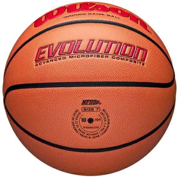 Баскетбольный мяч Wilson Evolution (размер 7) WTB0595XB0705, зображення 2