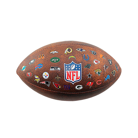 Мяч для американского футбола Wilson NFL Off ThrowBack WTF1758XBNF32